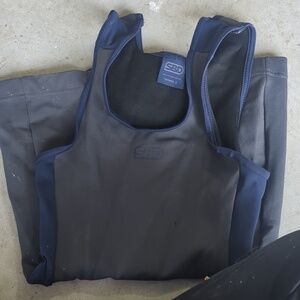 Women's Navy And Grey Weightlifting Singlet